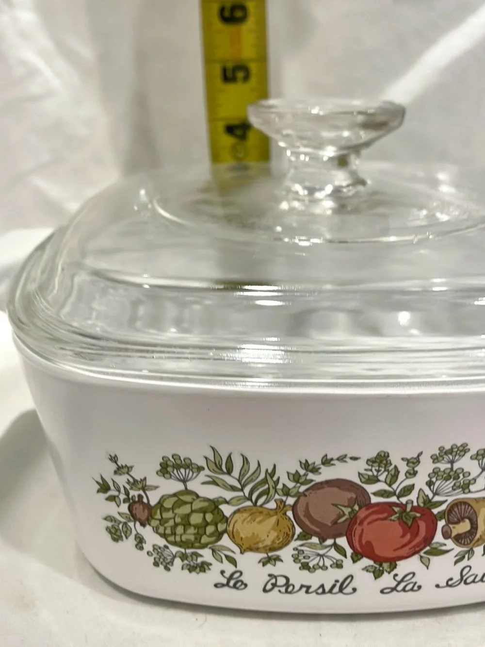 Vintage Corningware “Spice of Life” 1.5 Qt Lidded Baking Casserole Dish | EUC